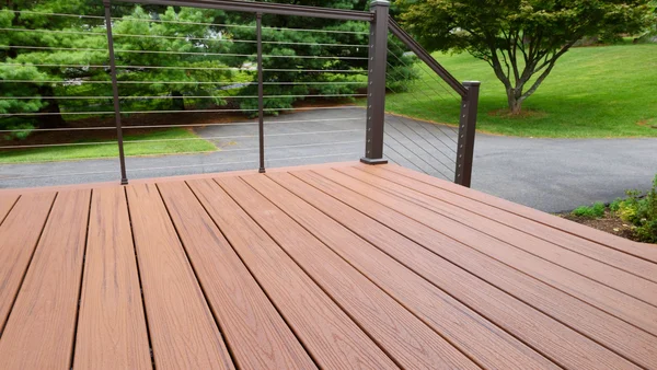 Minnesota wooden deck