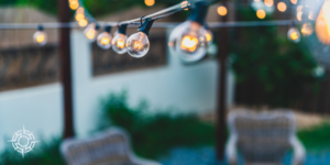 bistro string lights deck lighting ideas