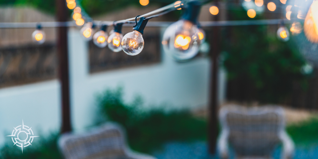 bistro string lights deck lighting ideas