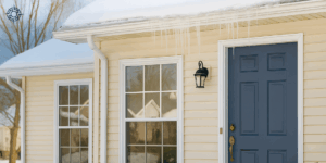 ice dam on house