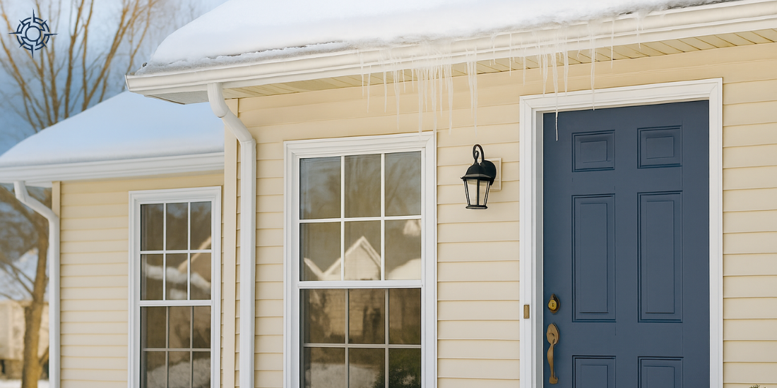 ice dam on house